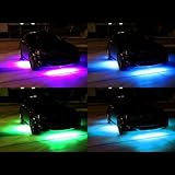 IMAGE OF 7 Color Undercar Ground Effect Ultra Bright LED Neon Lights w/Sound Active Function and Wireless Remote