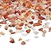 SUNYIK Carnelian Tumbled Chips Stone Crushed Pieces Irregular Shaped Stones 1pound(about 460 gram)