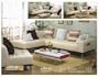 2pc Modern Leather Sectional Sofa Free Armeless Chair