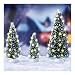 Holiday Sparkle Christmas Tree Christmas Village Accessory Figurines by Hawthorne Village