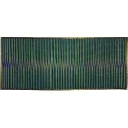 Exercise Mats Handmade Natural River Grass with Brocade Border for Yoga Meditation (mat201)