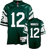 Joe Namath New York Jets Green NFL Premier Throwback Jersey
