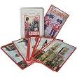 Cavallini London Carte Postale - 18 postcards in keepsake tin
