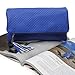 b.m.c BMC Womens PU Leather Triple Compartment Zipper Tassel Fashion Clutch Handbag