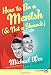 Books : How to Be a Mentsh (and Not a Shmuck) LP