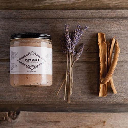 Caru Skincare - Organic Sea Salt Body Scrub (Tulsi + Lavender)