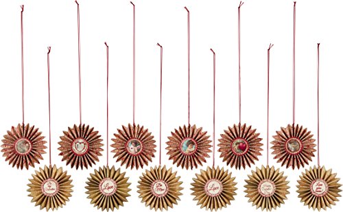 Primitives By Kathy Valentines Ornaments – Pleaded Folder Paper 6 pc. – 22924 Primitives By Kathy Valentines Ornaments – Pleaded Folder Paper 6 pc. – 22924