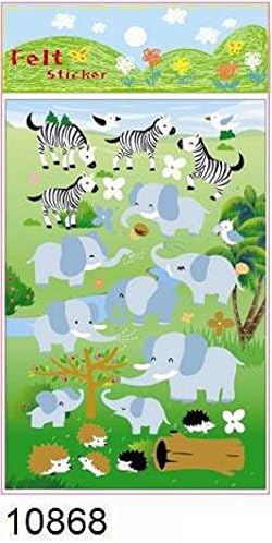 Zebra Soft Felt Stickers