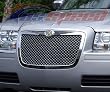 Chrysler 300 / 300C Chrome Mesh Style Grille With Emblem
