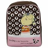 Charlie and Lola Brown & Pink Backpack
