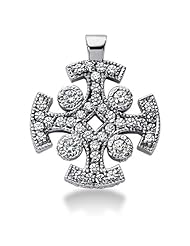Diamond 14K Fancy Gold Pendant