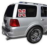 Nebraska Huskers NCAA Logo Cutz One Way Glass Covering by Glass Tatz