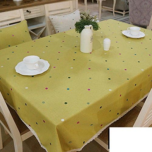 Cotton linen embroidered dot diamond-shaped table cloth/ covered towel fabric/ table-cloth/ table-A 130x130cm(51x51inch)