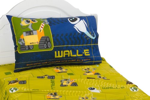 Wall-E Squares Twin Sheet Set