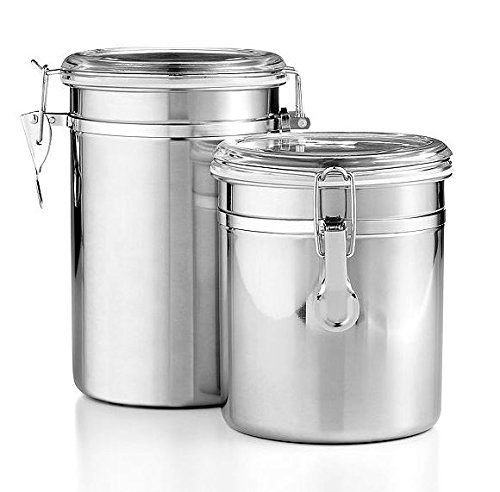 Tools of the Trade Stainless Steel 2 Piece Canister Set