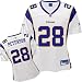 Adrian Peterson Minnesota Vikings Women's White Replica Jersey