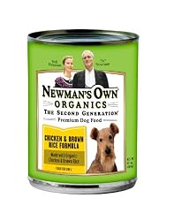 Newman's Own Organics Chicken & Brown Rice Formula for Dogs, 12.7-Ounce Cans (Pack of 12)