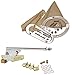 American Shifter 346237 Shifter Kit (TH350 6" E Brake Cable Clevis Trim Kit Dipstick For C8DAC, 1 Pack)