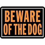 Hy-Ko 838 Beware of the Dog Sign, 10" x 14"