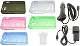 3n1 Combo - Hard Shell Polycarbonate Case for Creative Zen X-Fi 16GB and Zen X-Fi 32 GB MP3 Player (MP3 Not Included)
