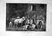 1876 Art-Critics Gebler Sheep Dog Stable Animal Print