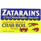 ZATARAIN'S Crawfish, Crab and Shrimp Boil, Dry, 3-Ounce (Pack of 12)
