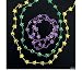 Mardi Gras Star Bead Necklaces