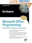 Microsoft Office Programming: A Guide for Experienced Developers