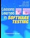 Lessons Learned in Software Testing: A Context-Driven Approach
