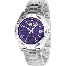 Click here to buy Fossil Baltimore Ravens Applied Watch by Fossil.