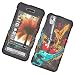 Samsung Finesse R810 (Metro PCS) Rubberized Snap-On Protector Hard Case Image Cover "Love is Victory" Design