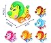 4pcs/Lot Wind Up Toy Wind-Up Animal for Baby, Toddler and Kid (Pig + Lion + Fish + Turtle)