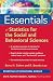 Essentials of Statistics for the Social and Behavioral Sciences (Essentials of Behavioral Science)
