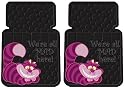 Cheshire Cat "We're All Mad Here" Universal-Fit Molded Front Floor Mat - Set of 2