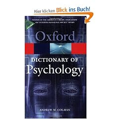 A Dictionary of Psychology (Oxford Dictionary of Psychology)