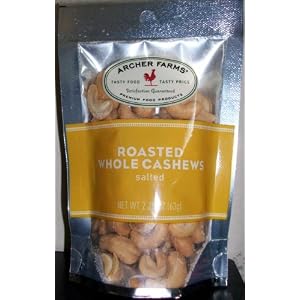 Archer Farms Roasted Whole Cashews Salted 2.25oz by Archer Farms