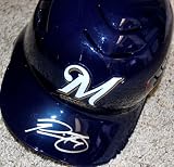Milwaukee Brewers Prince Fielder Autographed / Signed Batting Helmet