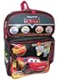 Disney Cars Black School Backpack Large with Bonus Water Bottle