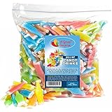 Nik-L-Nip Wax Bottles Candy Drinks, 3 LB Bulk Candy