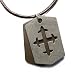 Cross of Salvation Leather Die Cast Pendant with Necklace