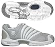 K-Swiss Women's Ascendor SLT Tennis Shoe (Platinum / White / Grasshopper), Available in Various Sizes
