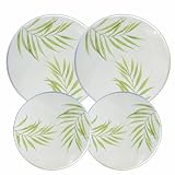 Corelle Coordinates Burner Cover Set of 4, Bamboo Leaf