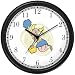 Cheerleader or Cheer Leader with Pompoms Cheerleader Theme Wall Clock by WatchBuddy T...