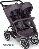 Phil & Teds E3 Twin Stroller - Charcoal