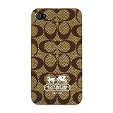 iphone 4 C style brown BACK CASE ONLY.
