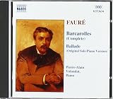 13 Barcarolles pour piano / Ballade pour piano