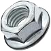 Carbon Steel Lock Nut, Zinc Plated Finish, Grade 2, Right Hand Threads, 1/2"-13 Threads (Pack of 25)