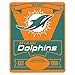 NFL Marquee Logo Lightweight Fleece Blanket (Miami Dolphins)
