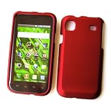 Samsung Vibrant T959 Galaxy S (T-Mobile) Rubberized Snap On Protector Hard Case, Red