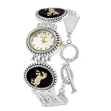 Geneva Platinum Western Horse Link Watch by Geneva